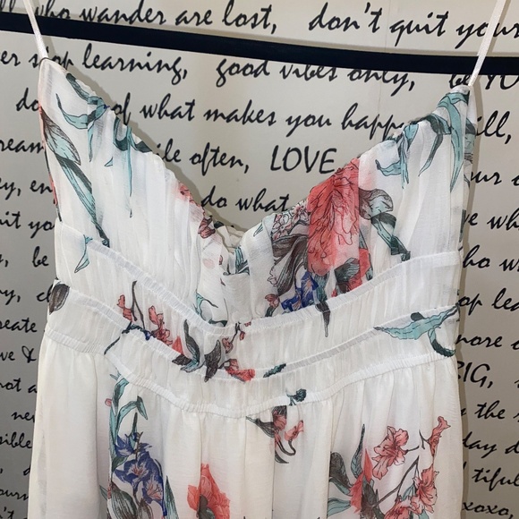 The Somerset Strapless Chiffon Midi Dress - Picture 9 of 9